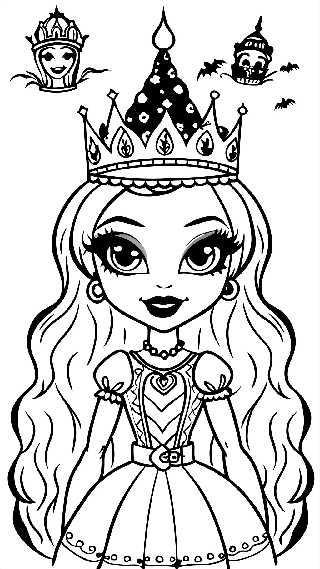 ever after high coloring pages